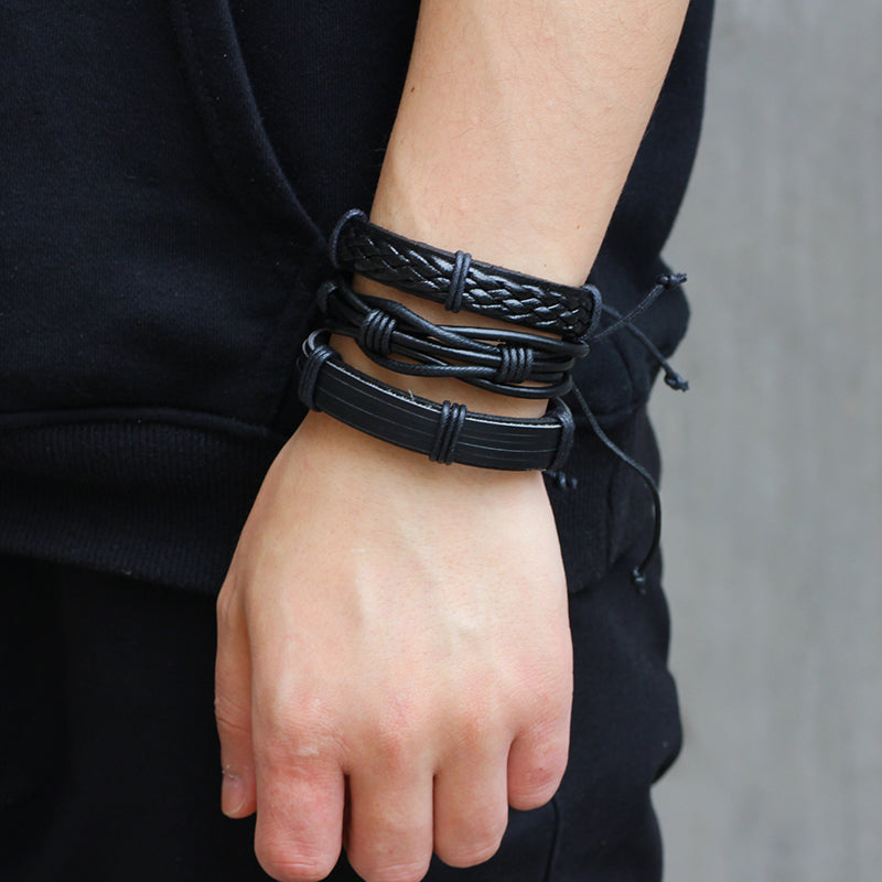 Punk Braided Men's Bracelets