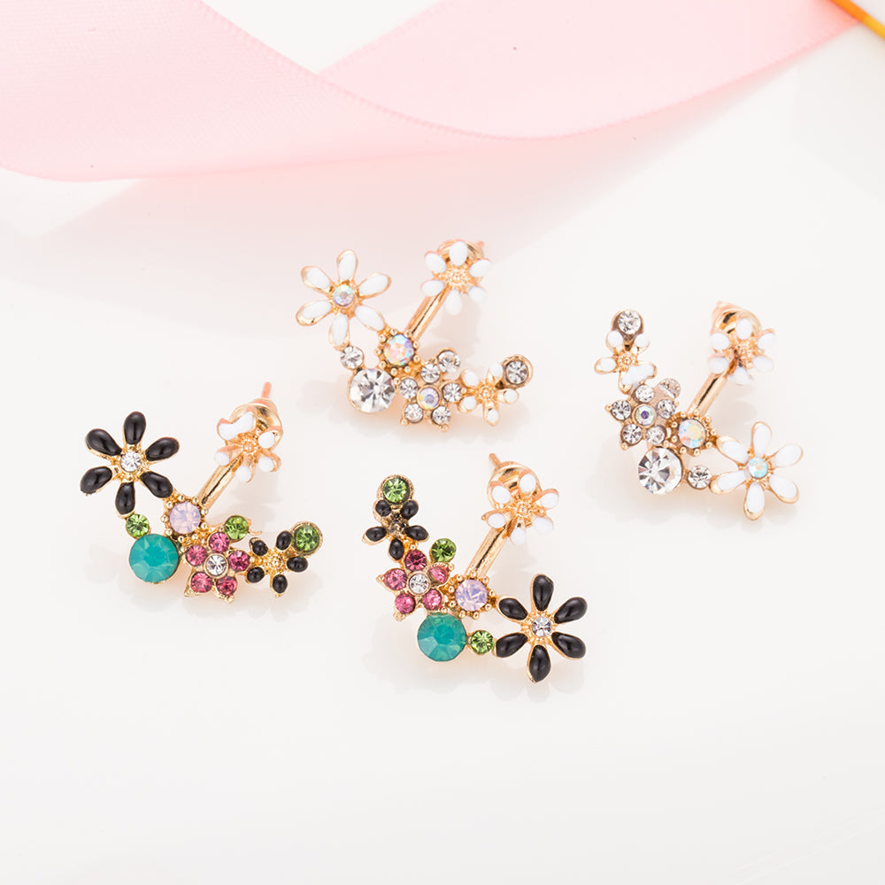 Fashion Daisy Pearl Earrings