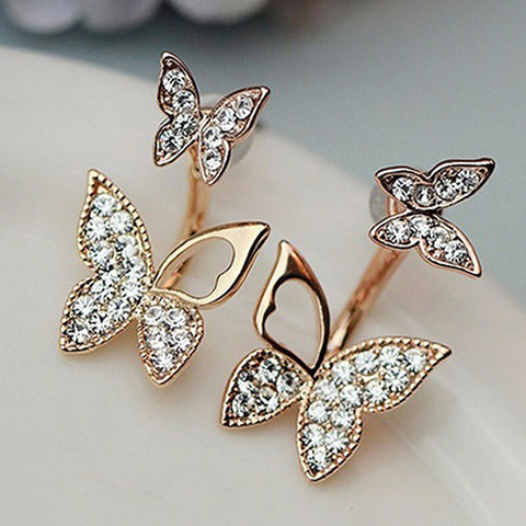 Hanging Butterfly Earrings