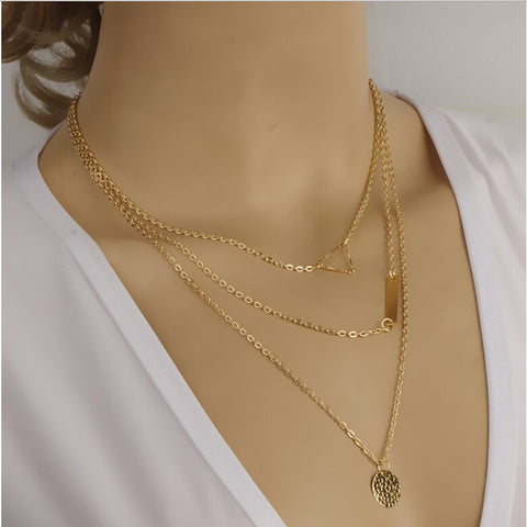 Multilayer Chain Women Necklace