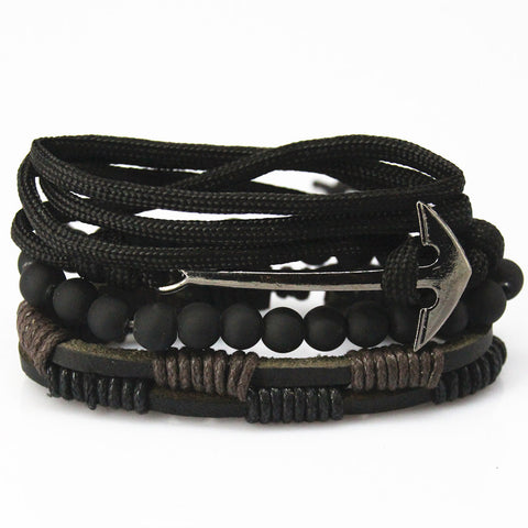 Fashion Multilayer Braided Wristband
