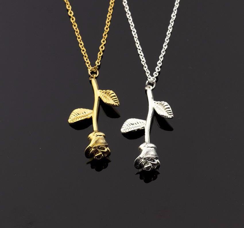 Rose Flower Charming Necklace