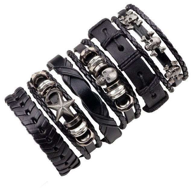 Punk Braided Men's Bracelets