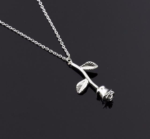 Rose Flower Charming Necklace